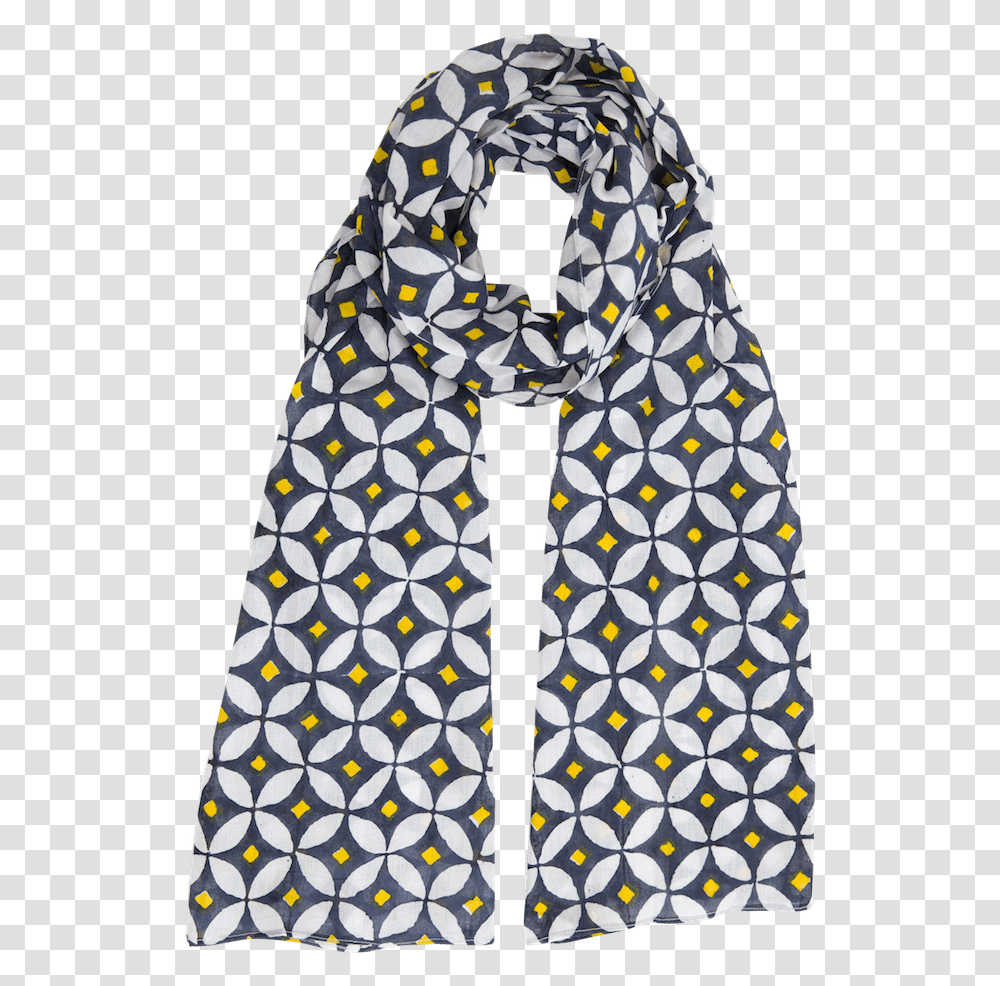 Blue Amp Yellow Diamond Scarf Paper Napkin, Apparel, Stole, Rug Transparent Png