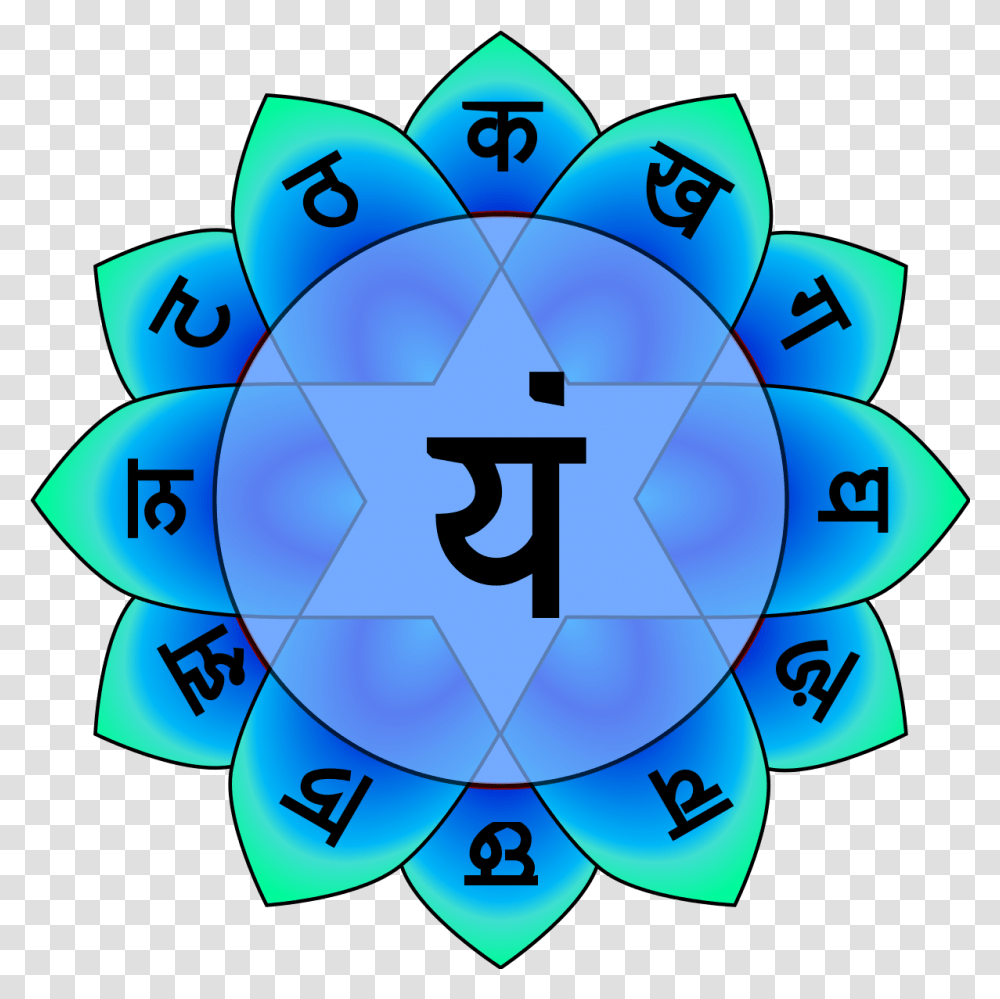 Blue Anahata Heart Chakra Symbol Anahata Chakra Anahata, Number, Text, Soccer Ball, Football Transparent Png