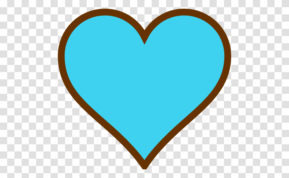 Blue And Brown Heart Clip Art For Web Transparent Png