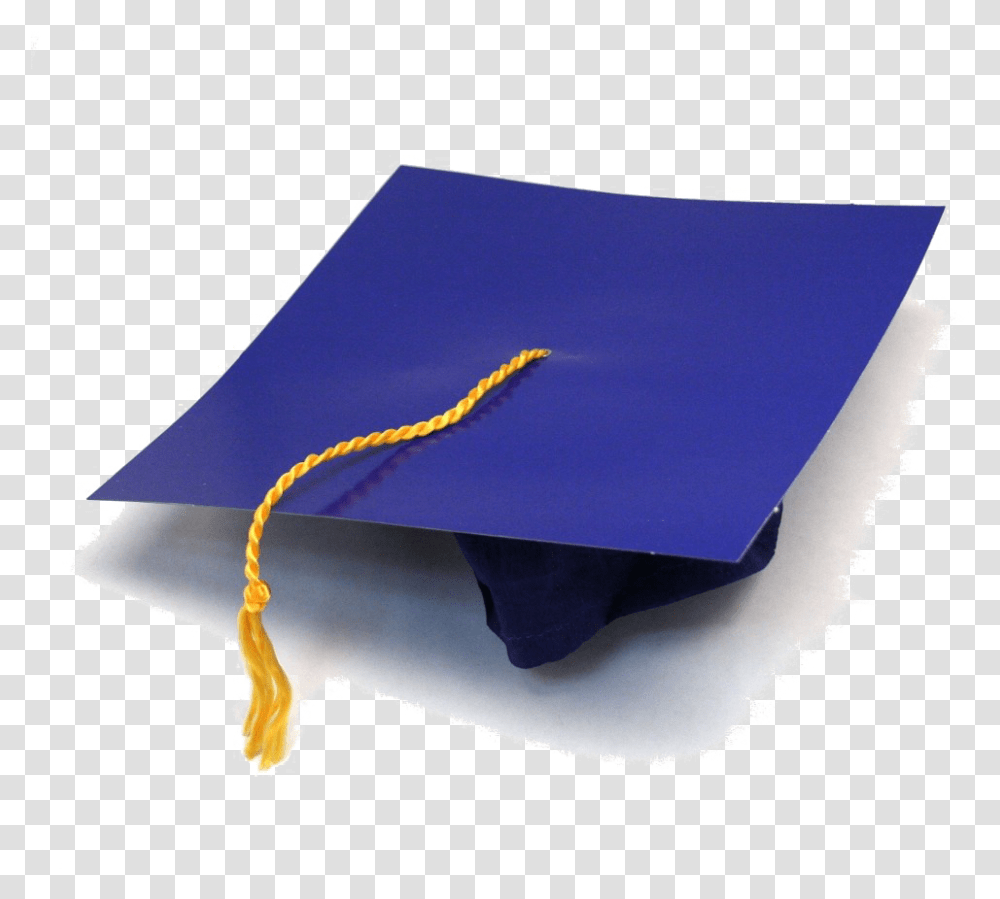 Blue And Gold Graduation Cap Image Background Blue Graduation Cap, Text, Document, Paper Transparent Png