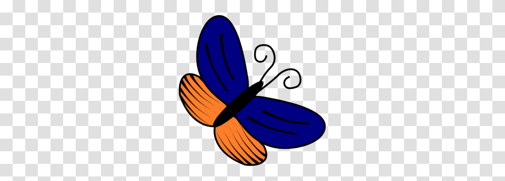 Blue And Orange Butterfly Clip Art, Animal, Jay, Bird Transparent Png