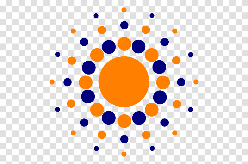 Blue And Orange Circle Clipart, Texture, Polka Dot, Rug, Stain Transparent Png