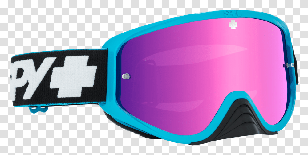 Blue And Pink Dirt Bike Goggles, Accessories, Accessory, Sunglasses Transparent Png