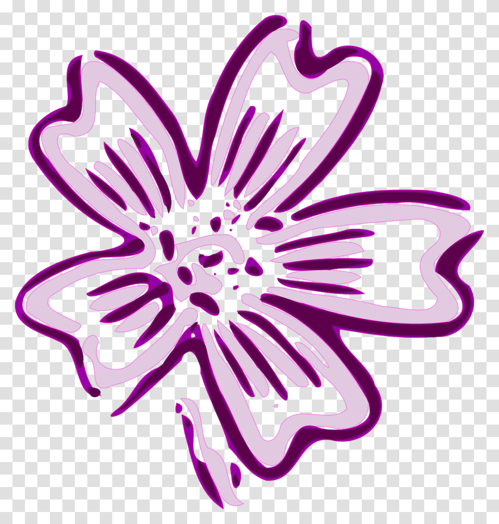 Blue And Purple Flowers Clip Art, Petal, Plant, Lobster Transparent Png