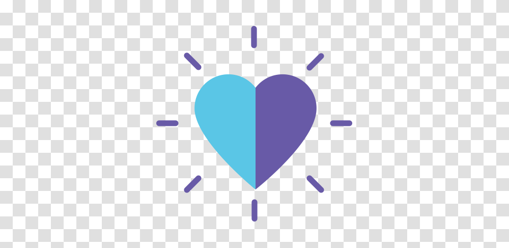 Blue And Purple Heart Pink White Purple Hearts On The Blue Transparent Png