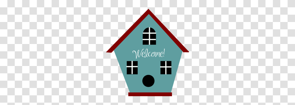Blue And Red Bird House Clip Art, Road Sign, Triangle, Neighborhood Transparent Png