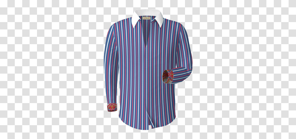 Blue And Red Stripe Dobby Frame Pocoyo Em, Clothing, Apparel, Shirt, Sleeve Transparent Png