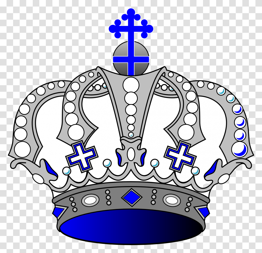 Blue And Silver Crown, Accessories, Accessory, Jewelry Transparent Png