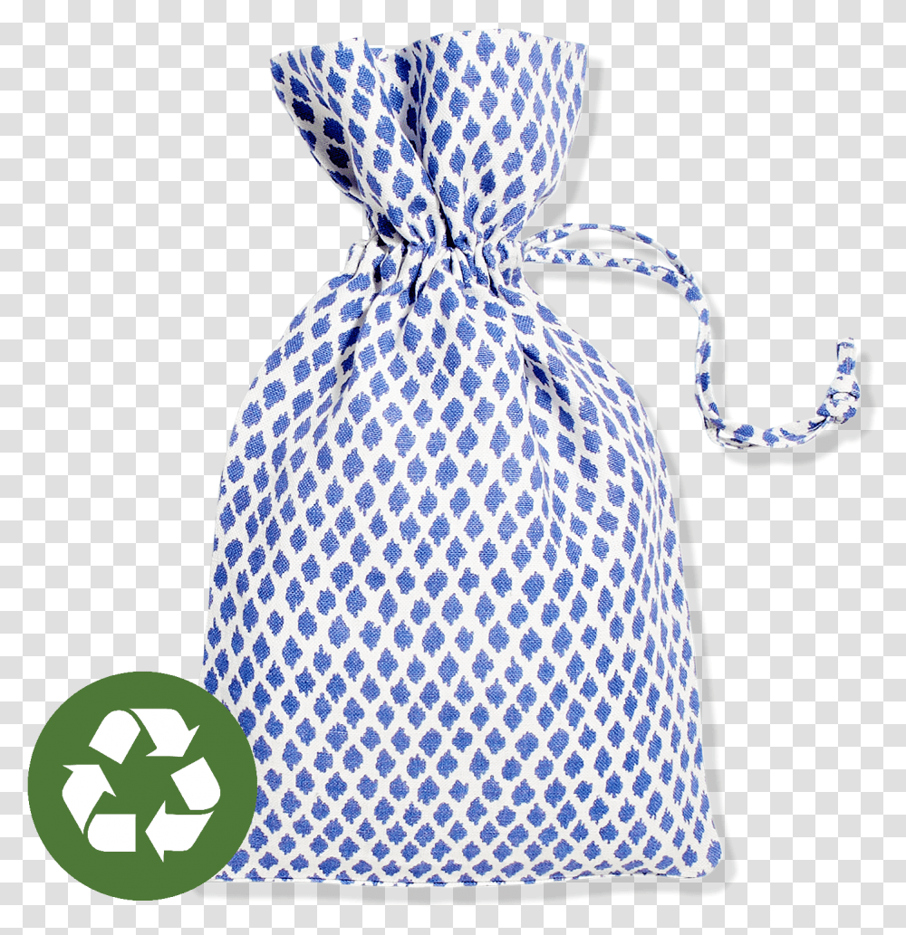 Blue And White Checkered Romper, Green, Bag, Sack, Recycling Symbol Transparent Png
