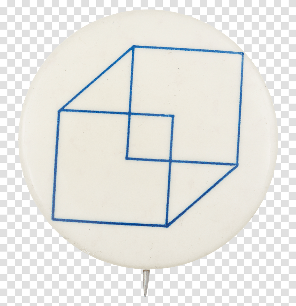 Blue And White Cube Art Button Museum Example Of Volume Of A Cube Postulatem, Soccer Ball, Football, Team Sport, Sports Transparent Png