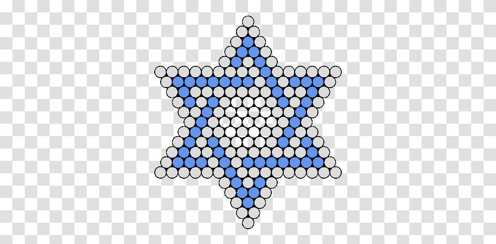 Blue And White Jewish Star Kandi Bead, Sphere, Cross, Symbol, Number Transparent Png