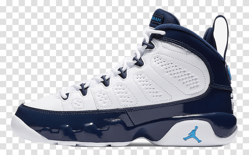 Blue And White Jordan, Shoe, Footwear, Apparel Transparent Png