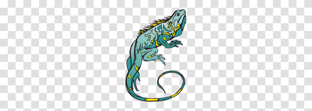 Blue And Yellow Chameleon Clip Art, Animal, Reptile, Amphibian, Wildlife Transparent Png