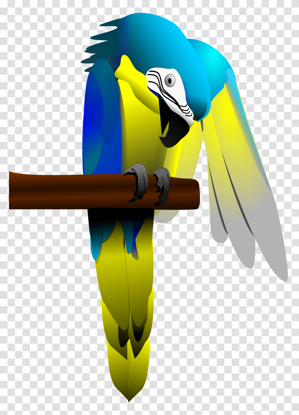 Blue And Yellow Macaw Parrot Icons, Animal, Bird Transparent Png