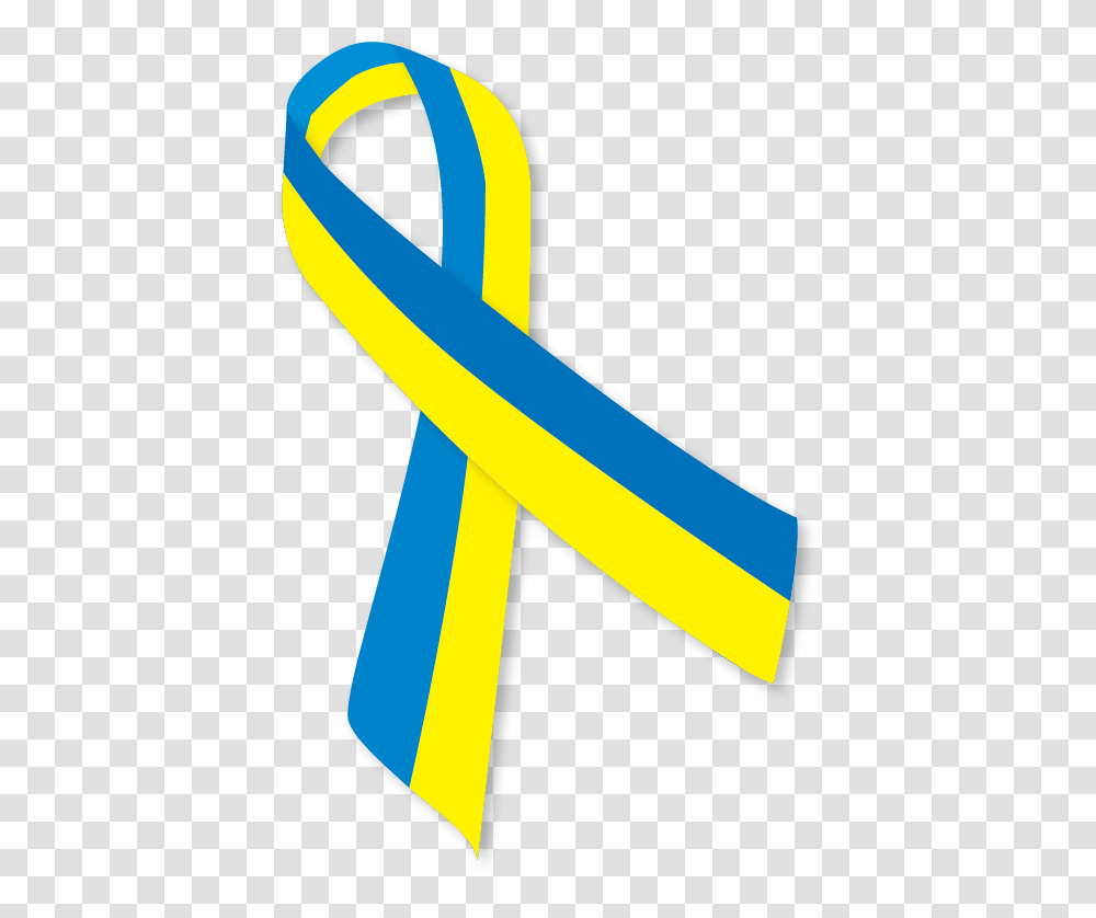 Blue And Yellow Ribbon Ua, Logo, Trademark Transparent Png