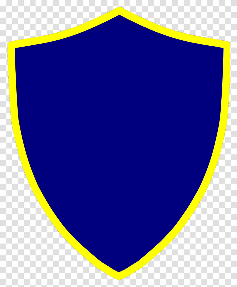 Blue And Yellow Shield Svg Vector Vertical, Armor Transparent Png