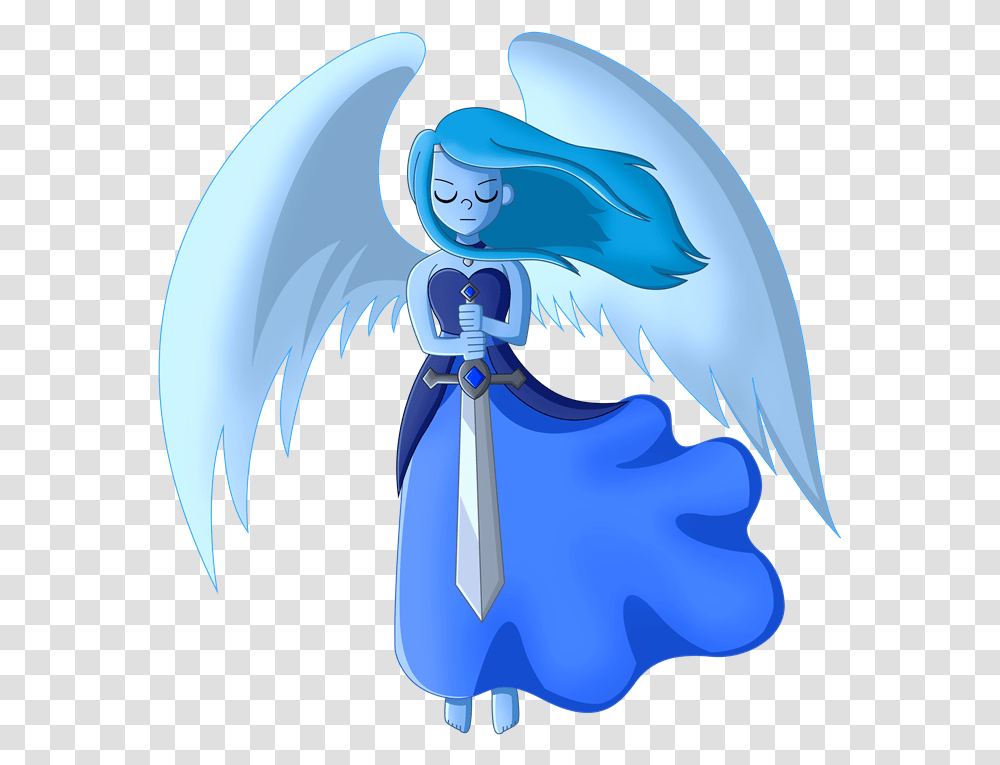 Blue Angel Cartoon Download Cartoon, Archangel Transparent Png