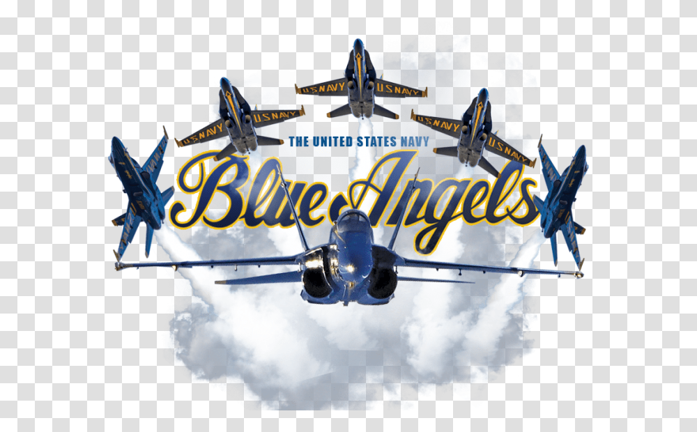 Blue Angels Pensacola Logo, Warplane, Airplane, Aircraft, Vehicle Transparent Png