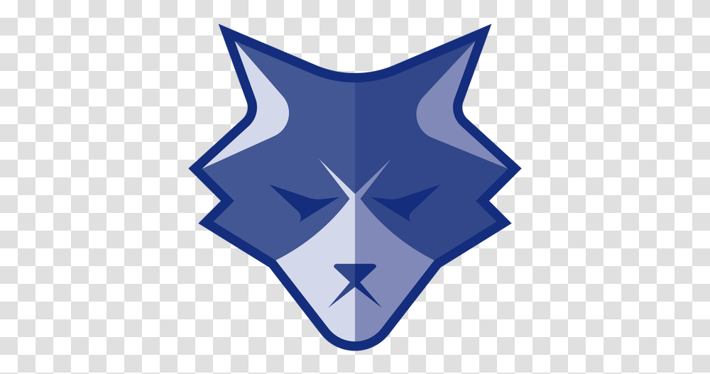 Blue Angry Wolf Logo Automotive Decal, Symbol, Art, Flag, Pillow Transparent Png