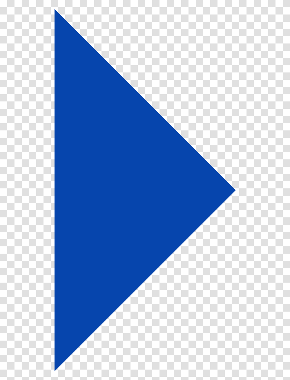 Blue Arrow Right, Triangle, Lighting, Leaf, Plant Transparent Png
