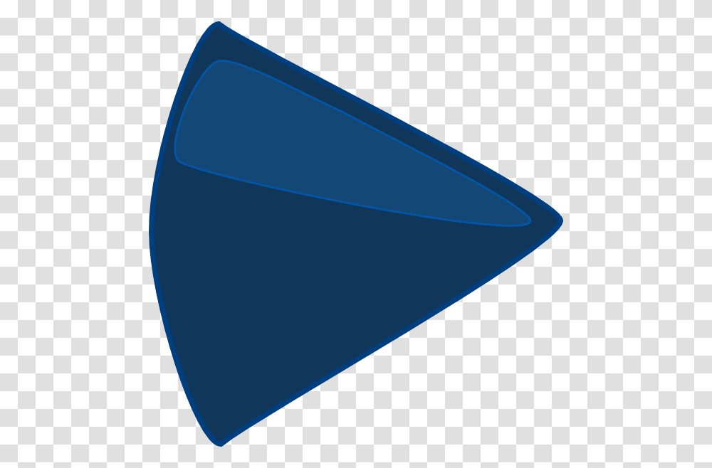 Blue Arrow, Triangle, Plectrum Transparent Png