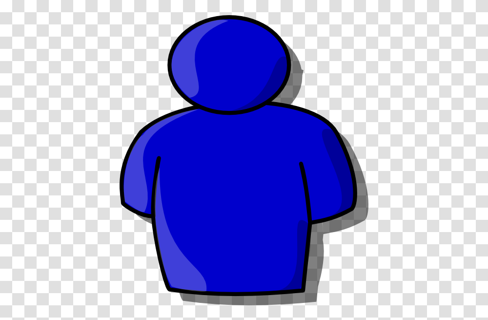 Blue Avatar Clip Art Person Cartoon Blue, Silhouette Transparent Png