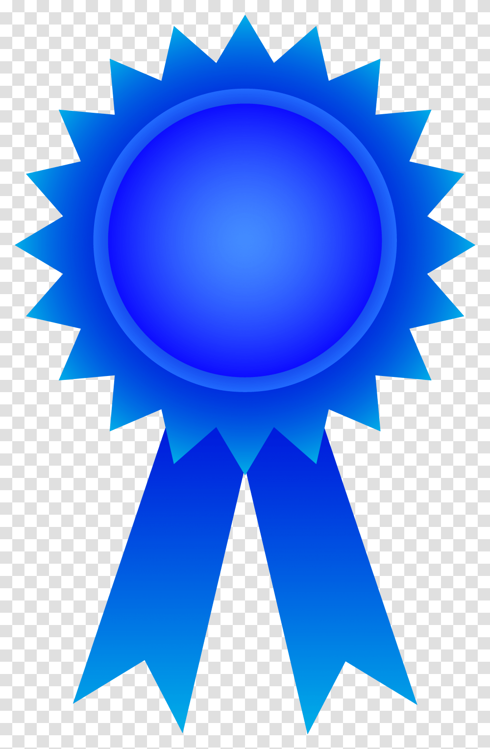 Blue Award Ribbon Clipart Award Ribbon, Logo, Symbol, Trademark, Badge Transparent Png