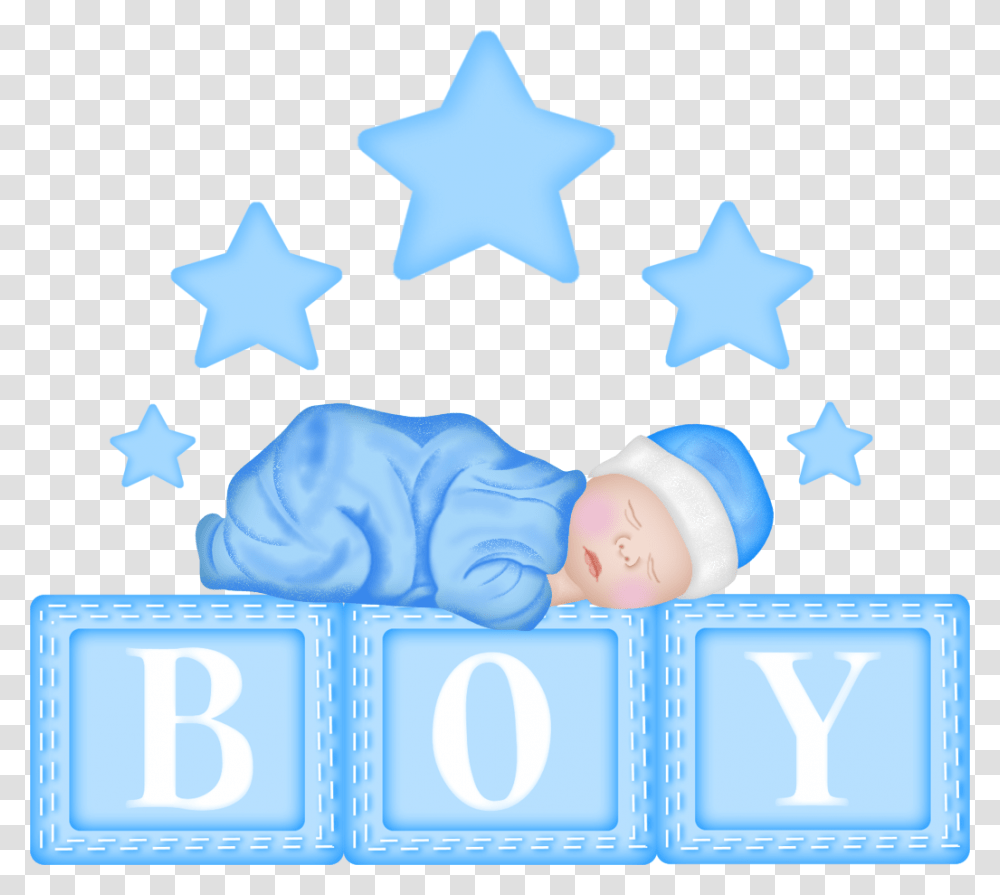 Blue Baby Blocks Clipart, Star Symbol, Person, Human Transparent Png