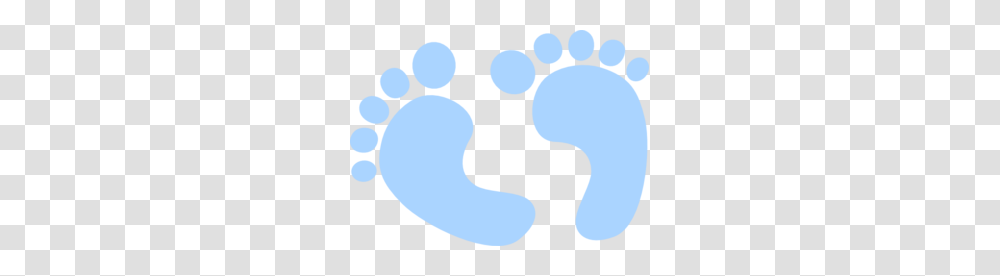 Blue Baby Feet Clip Art, Footprint Transparent Png