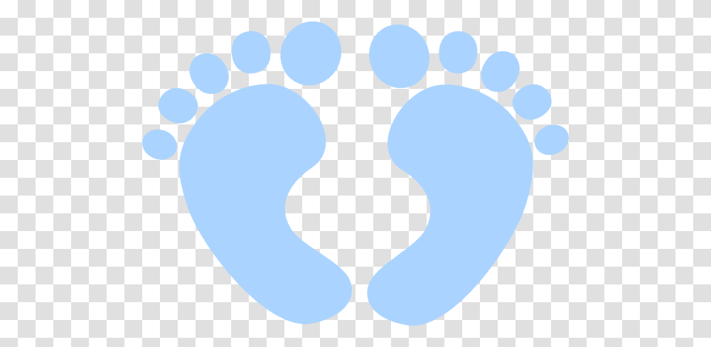 Blue Baby Feet Clip Arts Download, Footprint Transparent Png
