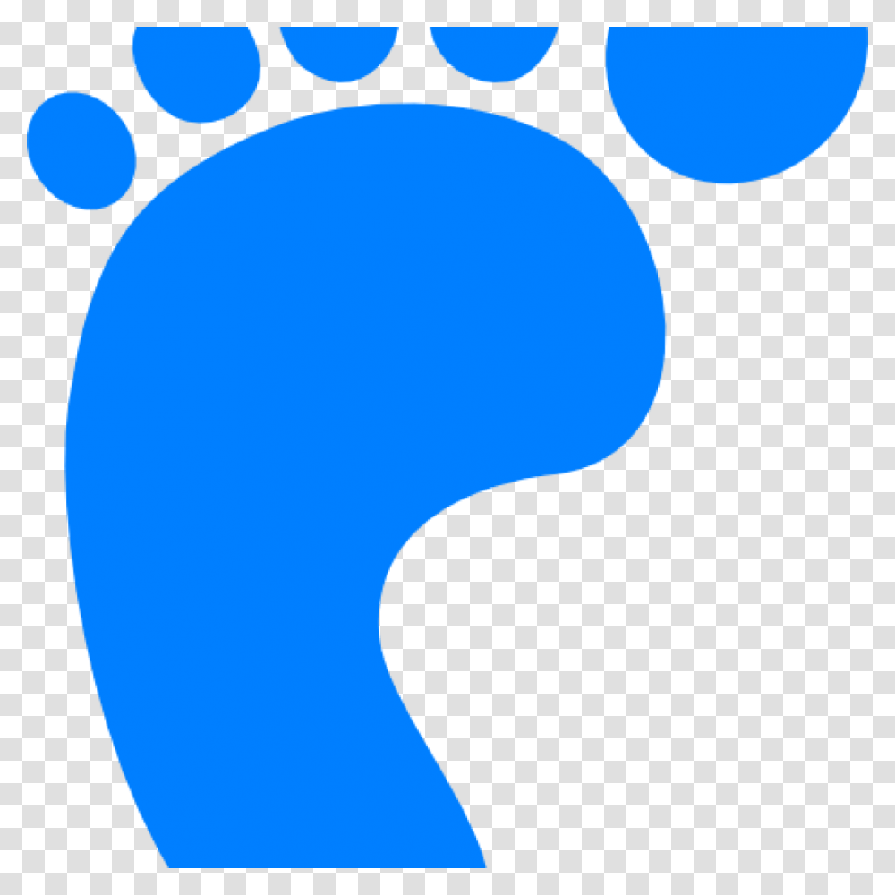 Blue Baby Feet Clipart, Footprint, Balloon Transparent Png