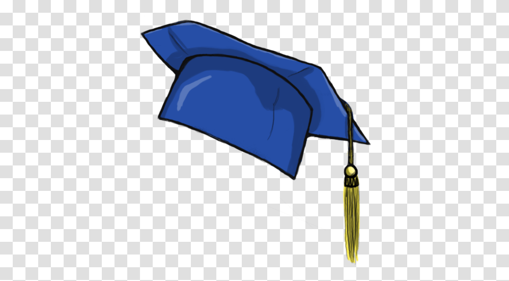 Blue Background Graduation Cap Clipart, Canopy, Umbrella, Leisure Activities Transparent Png