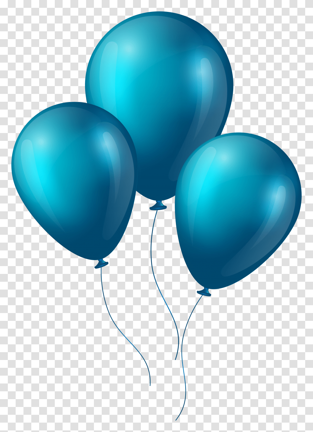 Blue Balloons Transparent Png