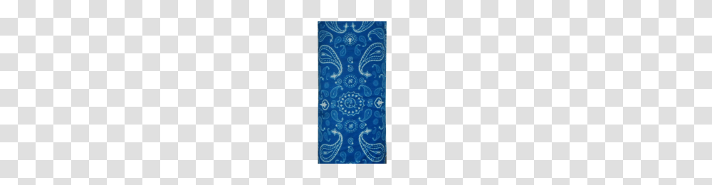 Blue Bandana Image, Pattern, Rug, Floral Design Transparent Png