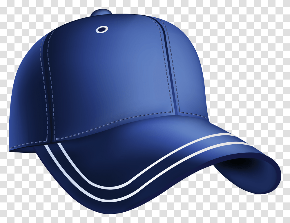 Blue Baseball Cap Cap, Clothing, Apparel, Hat Transparent Png