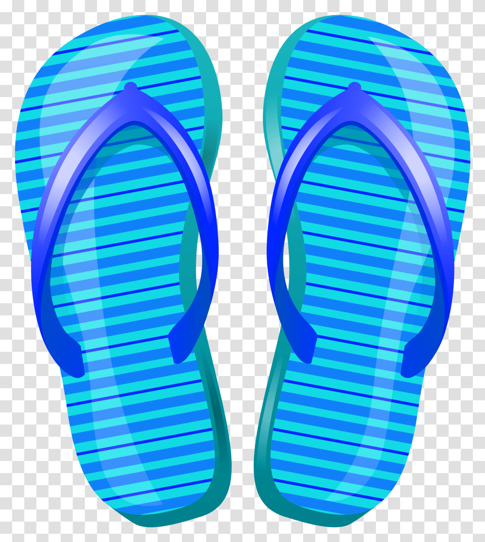 Blue Beach Flip Flops Vector Clipart Flip Flops Background, Apparel, Footwear, Flip-Flop Transparent Png