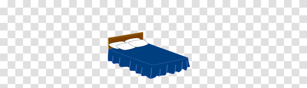 Blue Bed Clip Art, Awning, Canopy, Tablecloth Transparent Png