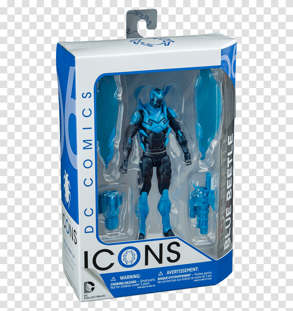 Blue Beetle Dc Action Figure, Outdoors, Nature, Robot, Ice Transparent Png