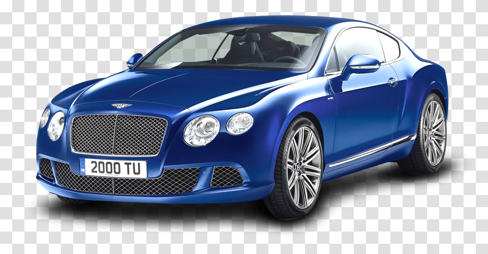 Blue Bentley Continental Gt Speed Car Image Bentley Continental Gt, Vehicle, Transportation, Windshield, Sports Car Transparent Png