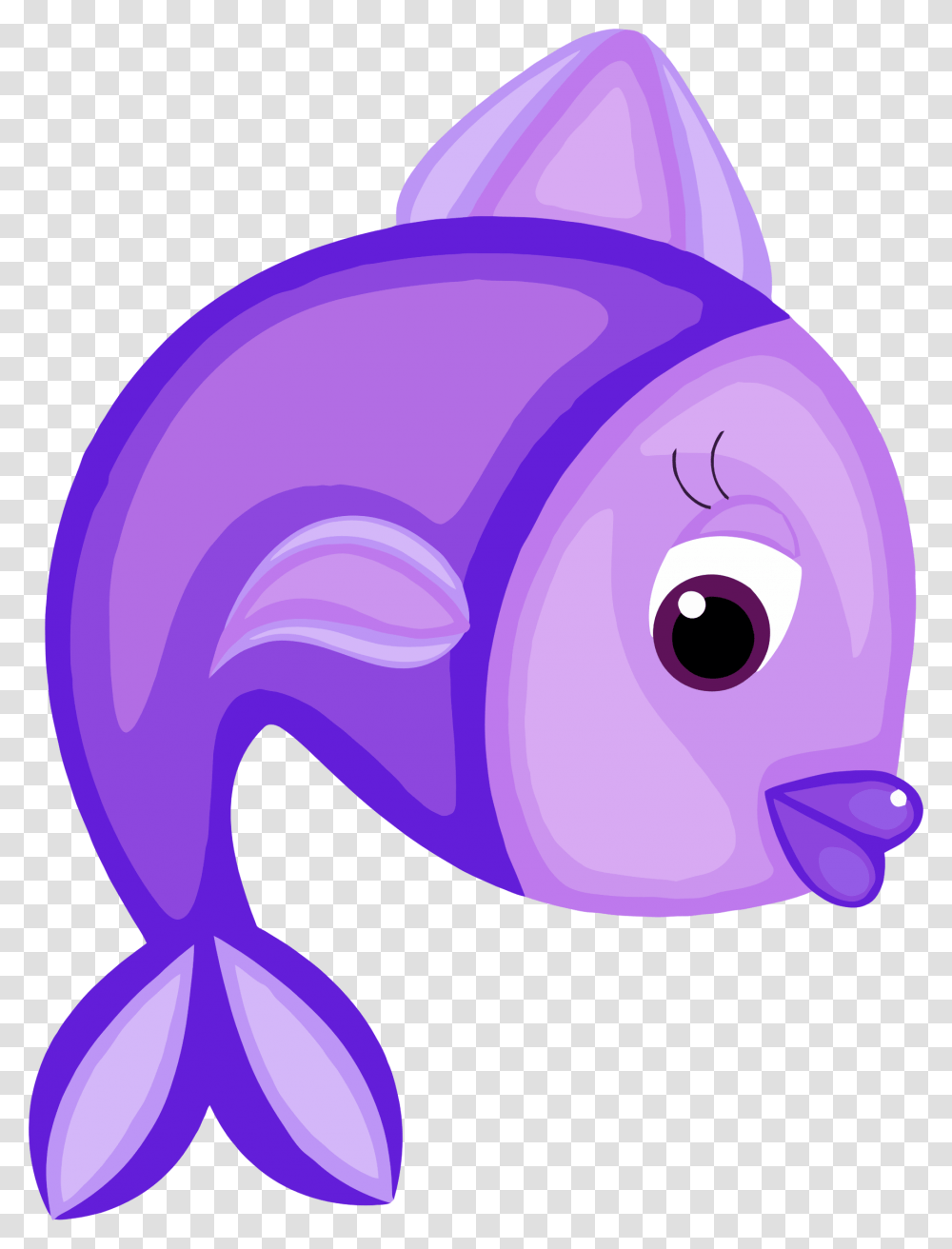 Blue Big Image Blue Fish Clip Art, Purple, Animal, Sea Life Transparent Png
