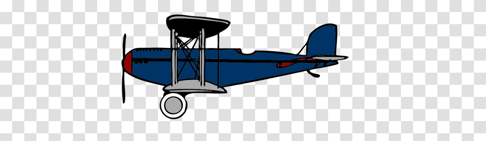Blue Biplane, Vehicle, Transportation, Boat, Oars Transparent Png