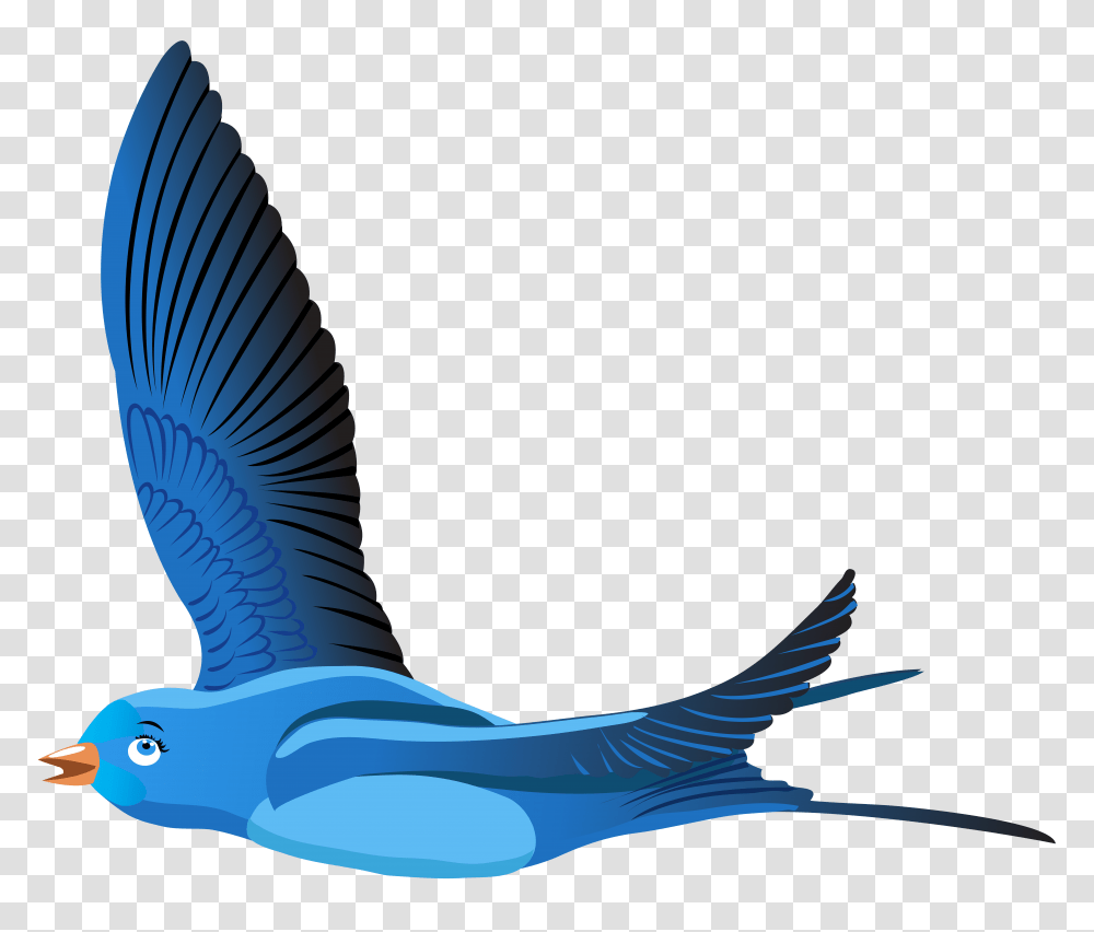 Blue Bird Cartoon Clip Art Gallery, Animal, Jay, Flying, Eagle Transparent Png
