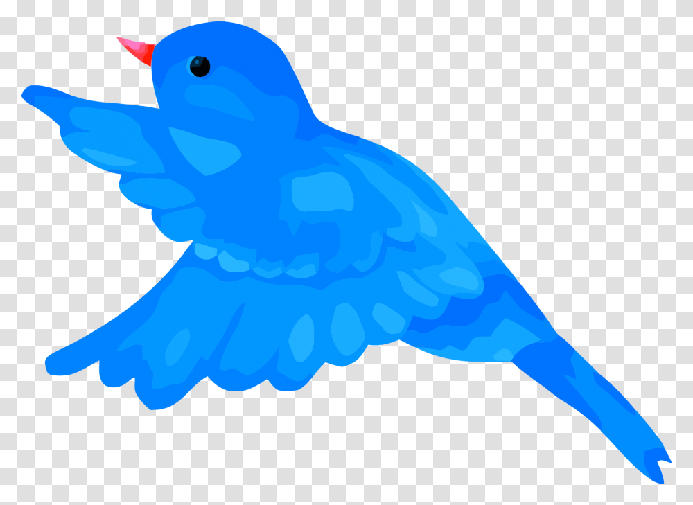 Blue Bird Clipart Mage Flying Bird Clipart, Animal, Graphics, Canary Transparent Png