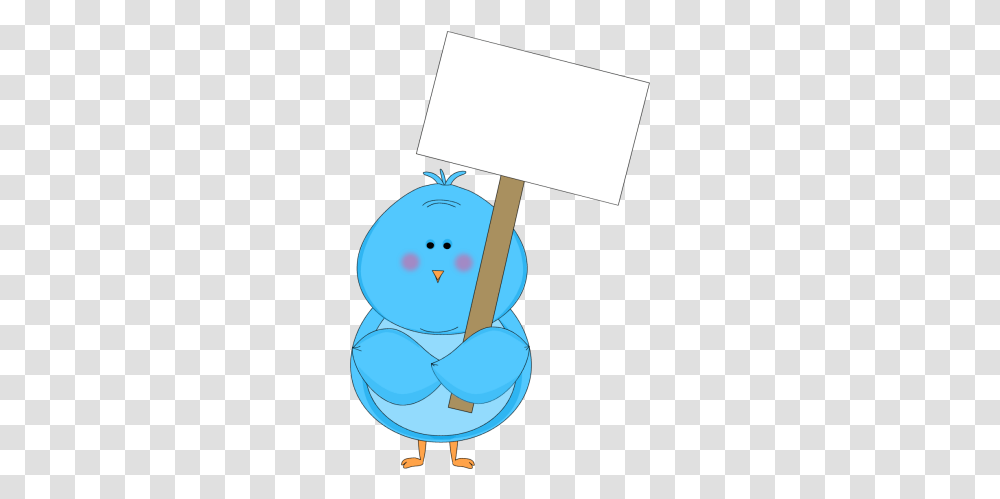 Blue Bird Holding A Blank Sign Clip Art Blue Bird Holding Bird With Sign Clip Art, Lamp, Lampshade Transparent Png
