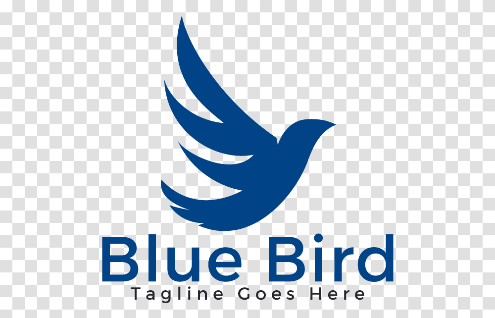 Blue Bird Logo Design Graphic Design, Trademark, Poster, Advertisement Transparent Png