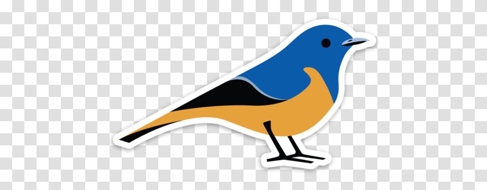 Blue Bird Sticker Old World Flycatchers, Jay, Animal, Blue Jay, Axe Transparent Png