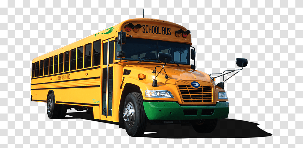 Blue Bird Vision Electric Bus School Bus, Vehicle, Transportation Transparent Png