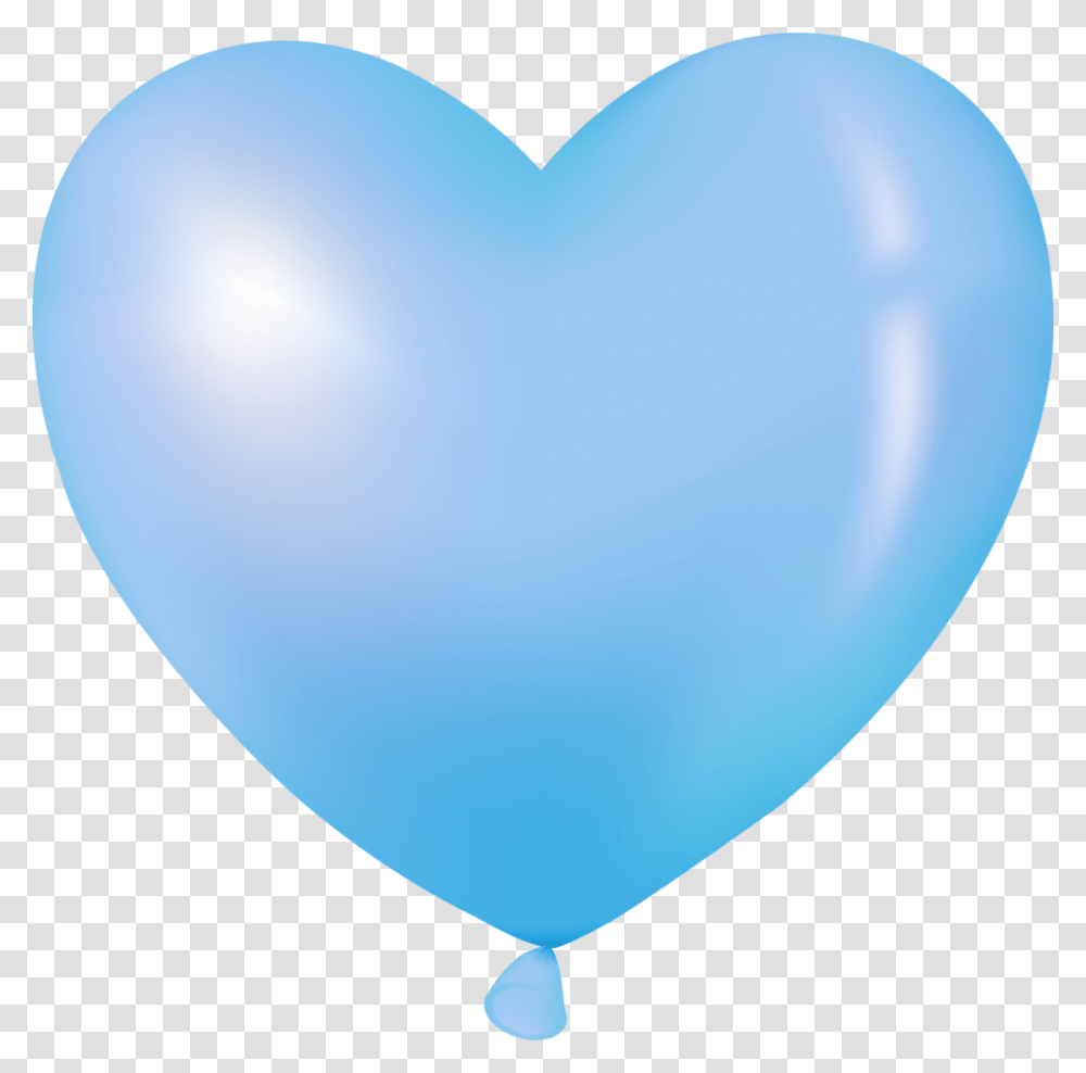 Blue Birthday Balloons Clipart Collection, Heart Transparent Png