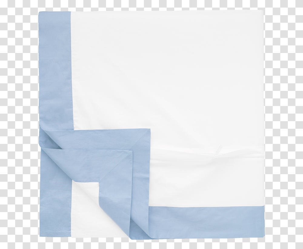 Blue Block Border Duvet Silk, Home Decor, Clothing, Apparel, Linen Transparent Png