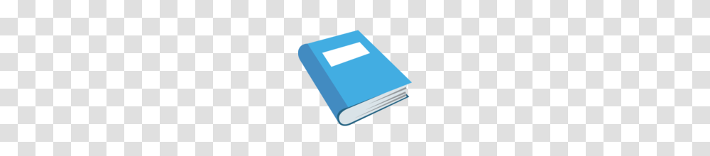 Blue Book Emoji On Emojione, Business Card, Paper, Electronics Transparent Png
